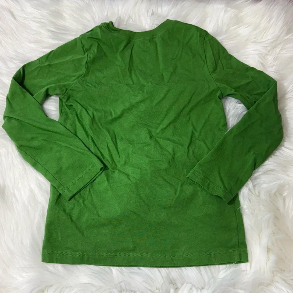 Carter's Youth Boy Size 6 Green 'Good Luck Charm' Long Sleeve Shirt